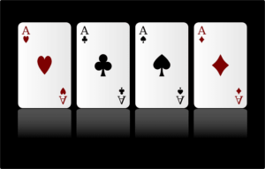 4 aces book on poker