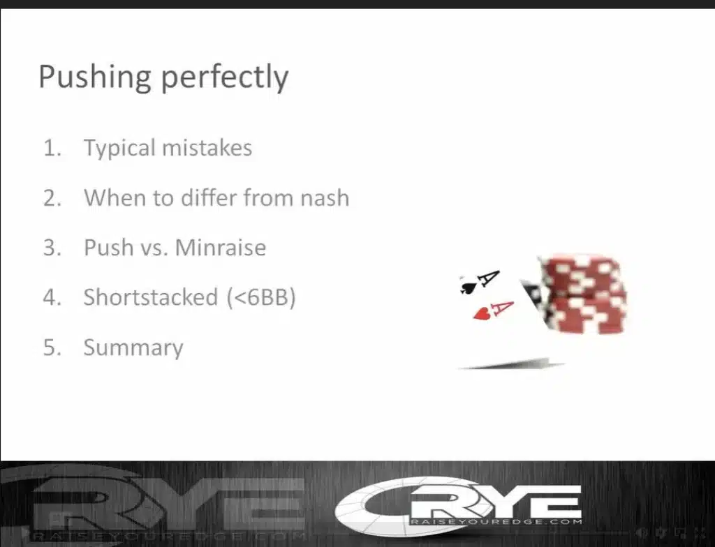 push and call - crush 6max hypers raise your edge